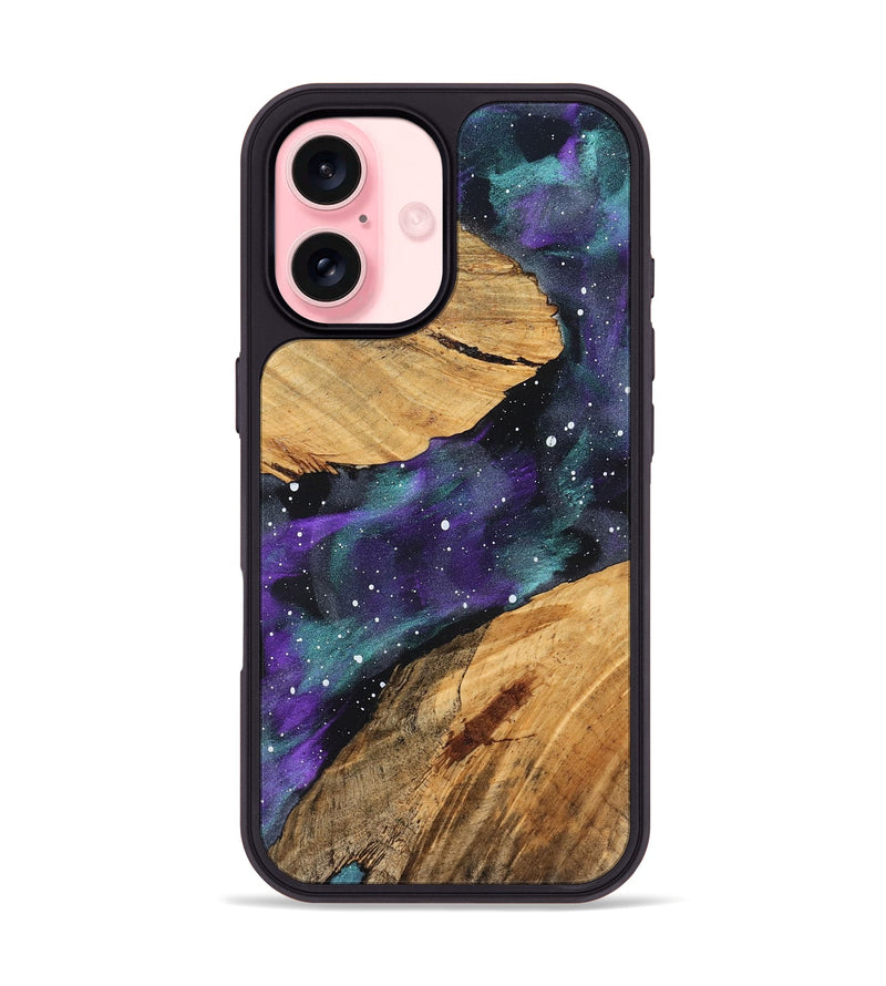 iPhone 16 Wood Phone Case - Aryana (Cosmos, 827482)