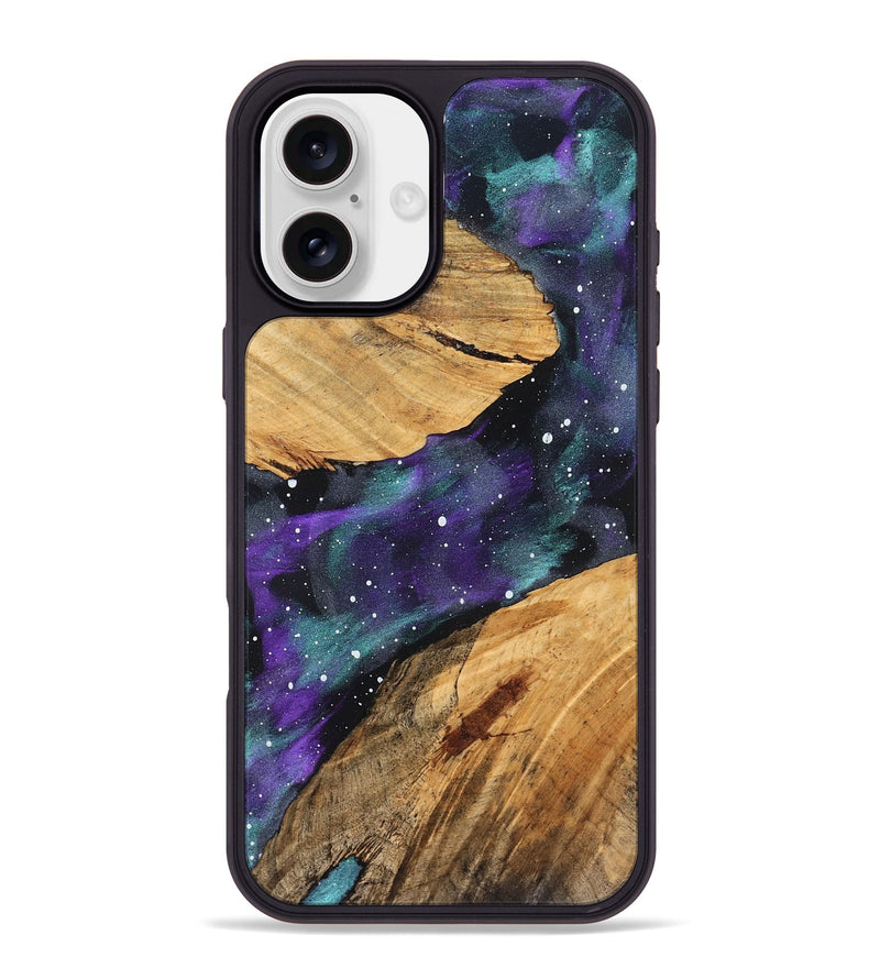 iPhone 16 Plus Wood Phone Case - Aryana (Cosmos, 827482)