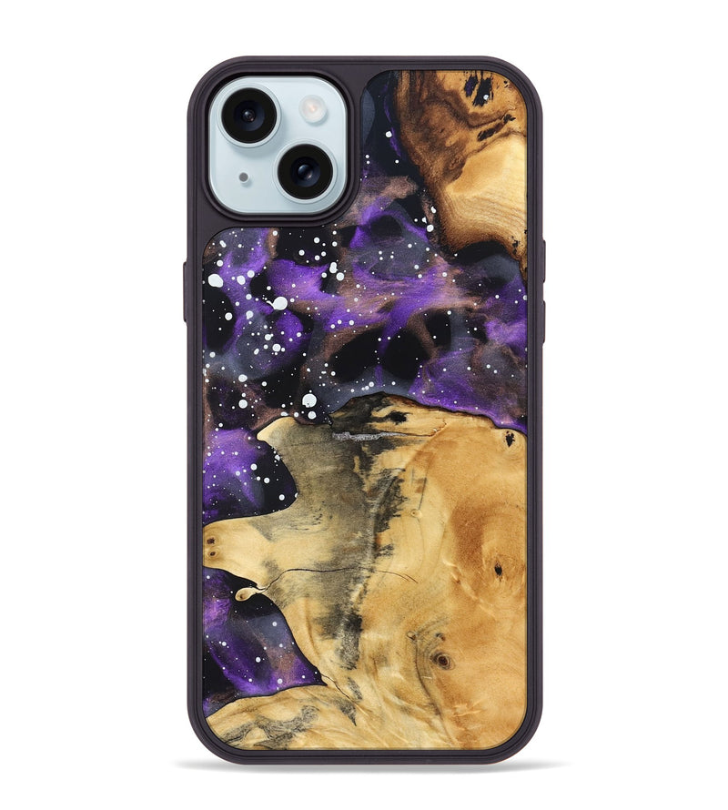 iPhone 15 Plus Wood Phone Case - Coleen (Cosmos, 827483)