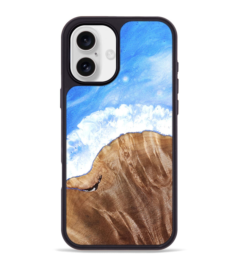 iPhone 16 Plus Wood Phone Case - Damien (Coastal, 827484)