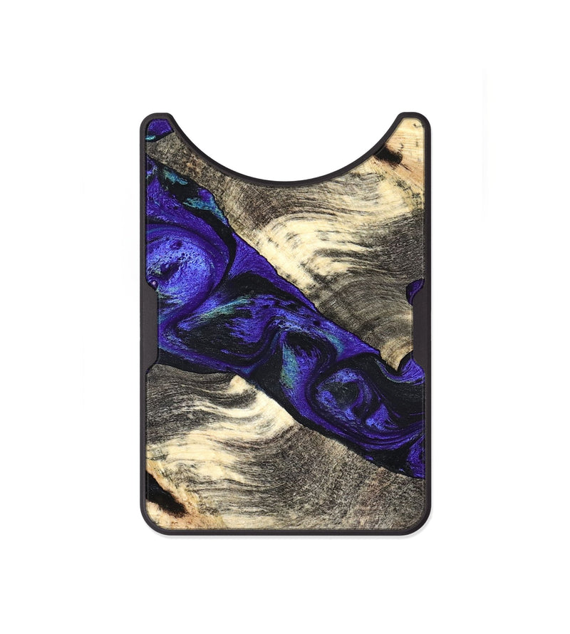 Alloy Wood Wallet - Robby (Purple, 827487)