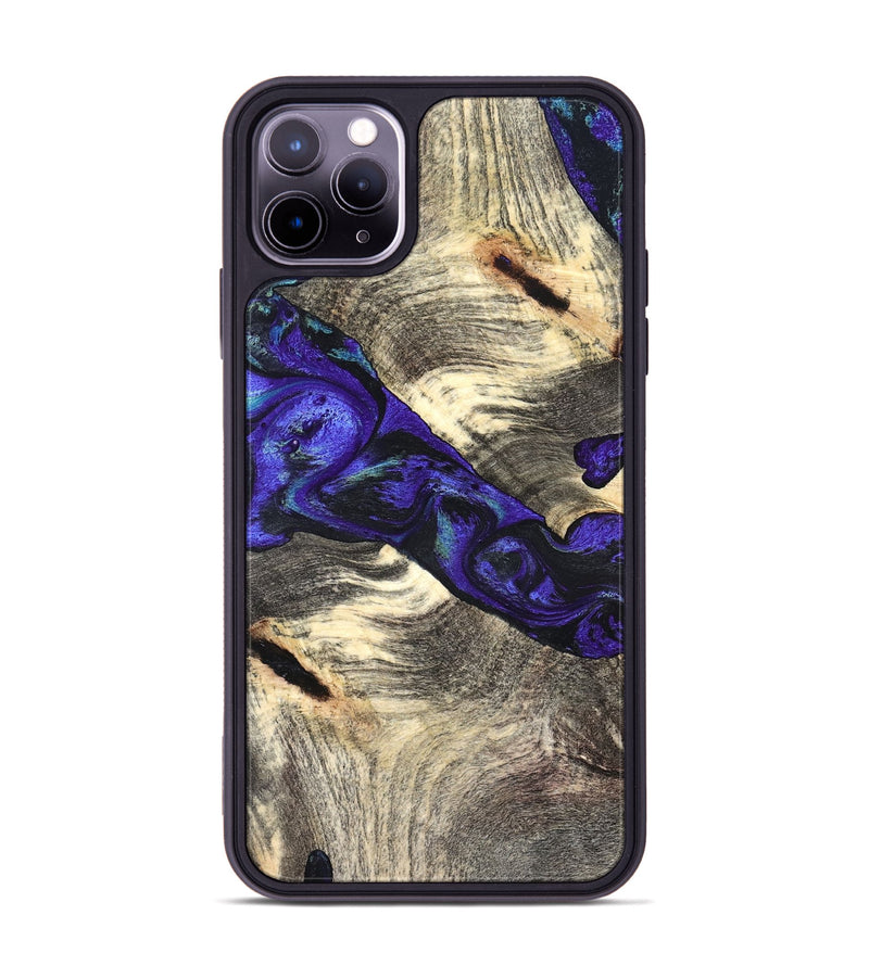 iPhone 11 Pro Max Wood Phone Case - Robby (Purple, 827487)