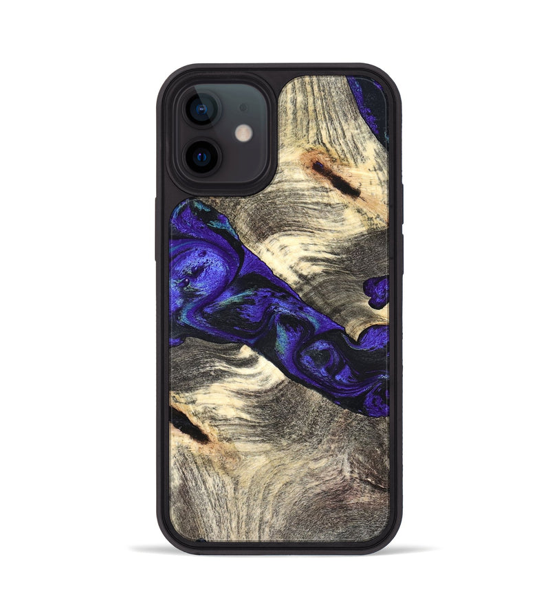 iPhone 12 Wood Phone Case - Robby (Purple, 827487)