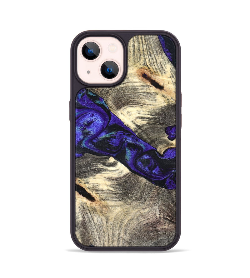 iPhone 14 Wood Phone Case - Robby (Purple, 827487)