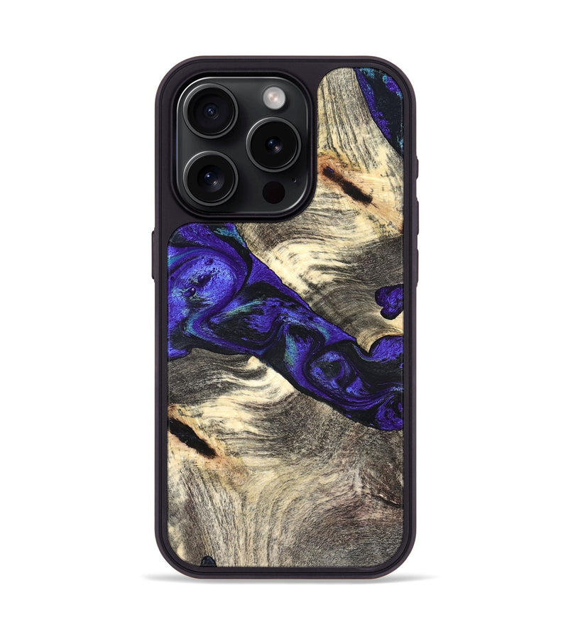 iPhone 15 Pro Wood Phone Case - Robby (Purple, 827487)