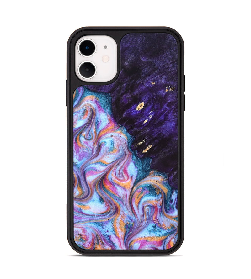 iPhone 11 Wood Phone Case - Jalisa (Blue, 827490)