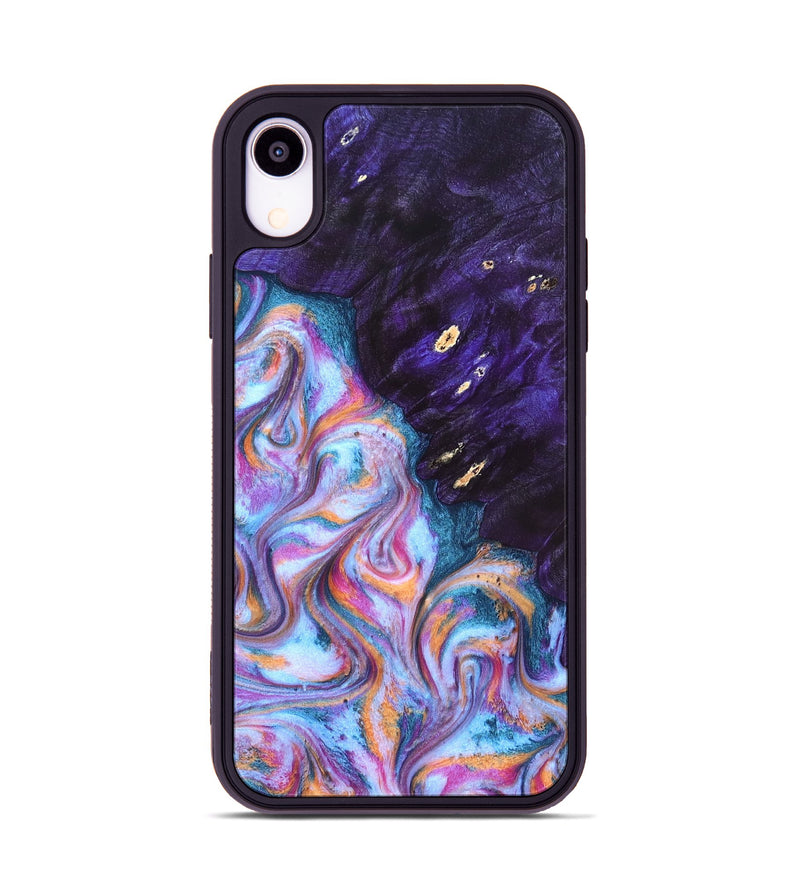 iPhone Xr Wood Phone Case - Jalisa (Blue, 827490)