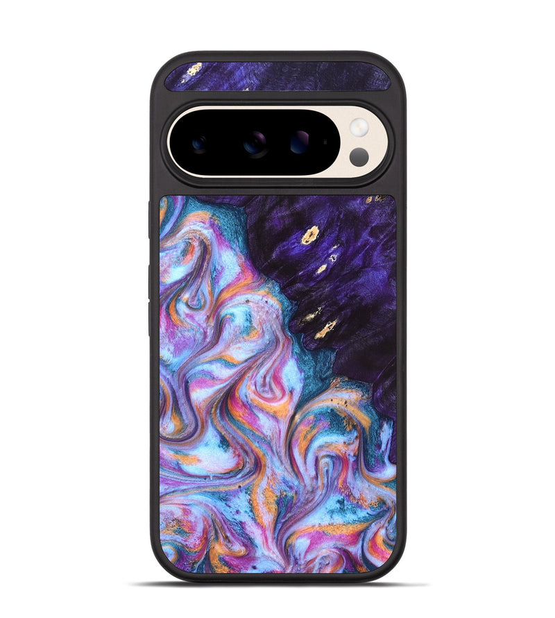 Pixel 10 Wood Phone Case - Jalisa (Blue, 827490)