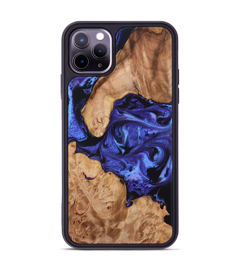 iPhone 11 Pro Max Wood Phone Case - Latoya (Purple, 827492)