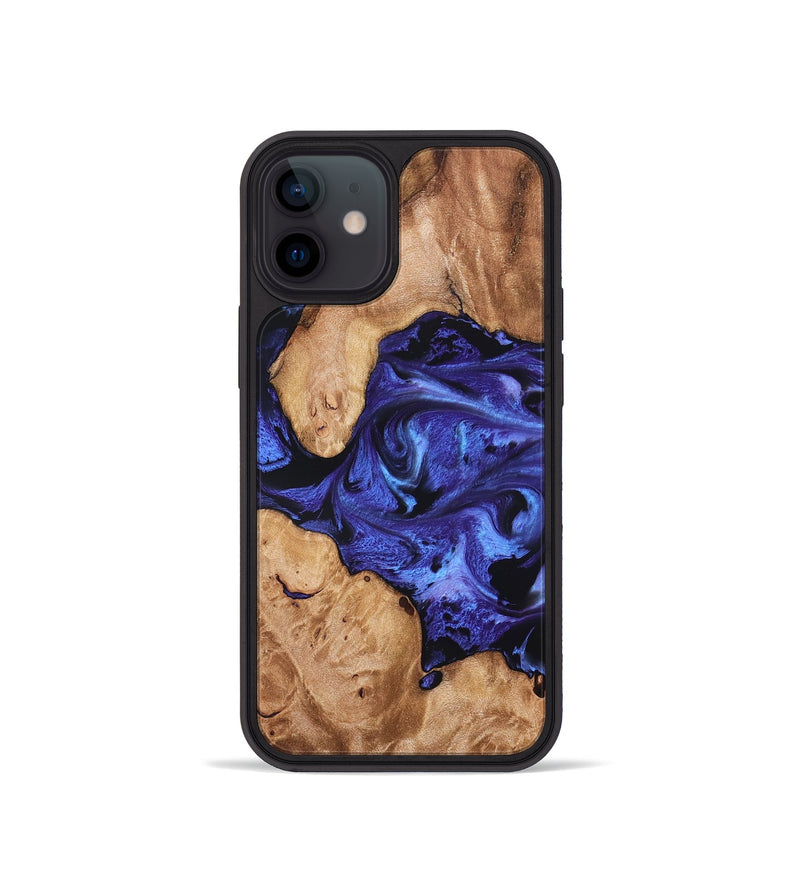 iPhone 12 mini Wood Phone Case - Latoya (Purple, 827492)