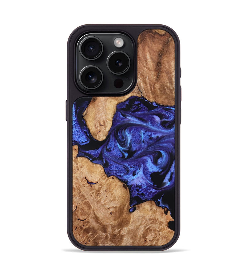 iPhone 15 Pro Wood Phone Case - Latoya (Purple, 827492)