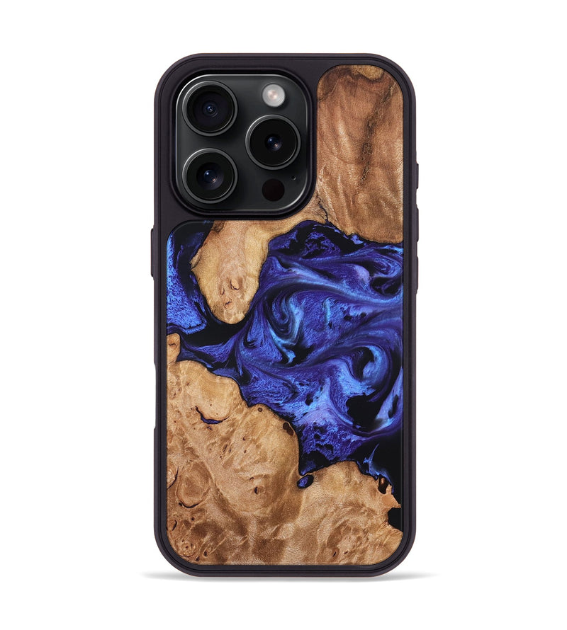 iPhone 16 Pro Wood Phone Case - Latoya (Purple, 827492)