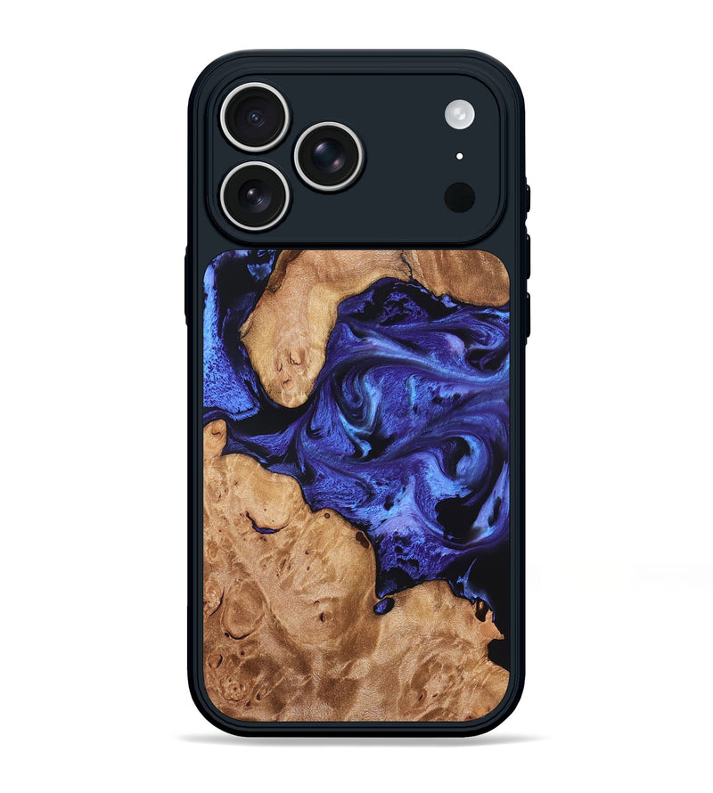 iPhone 17 Pro Max Wood Phone Case - Latoya (Purple, 827492)