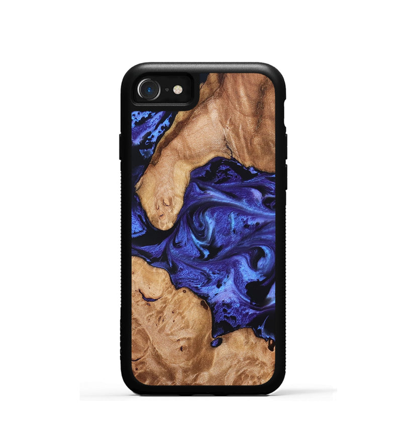iPhone SE Wood Phone Case - Latoya (Purple, 827492)