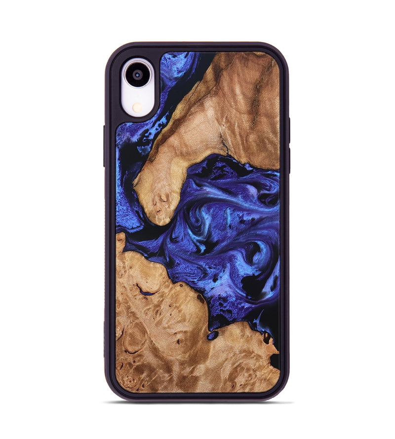 iPhone Xr Wood Phone Case - Latoya (Purple, 827492)