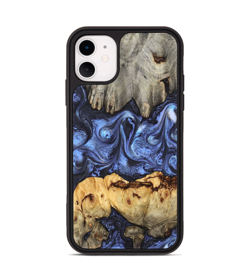 iPhone 11 Wood Phone Case - Jasmyn (Blue, 827493)