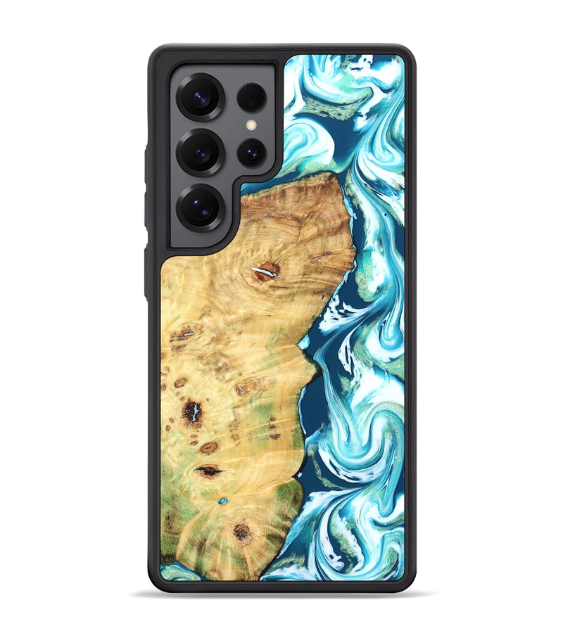 Galaxy S25 Ultra Wood Phone Case - Jesiah (Blue, 827494)