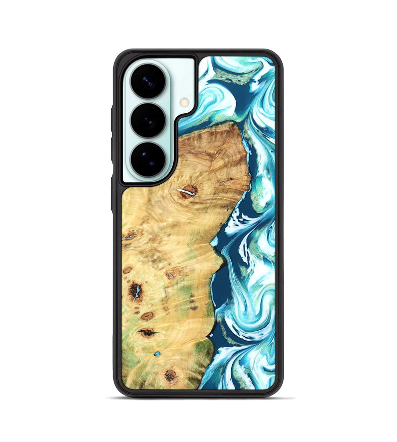 Galaxy S26 Wood Phone Case - Jesiah (Blue, 827494)