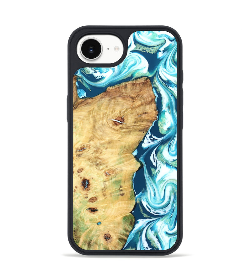 iPhone 17e Wood Phone Case - Jesiah (Blue, 827494)