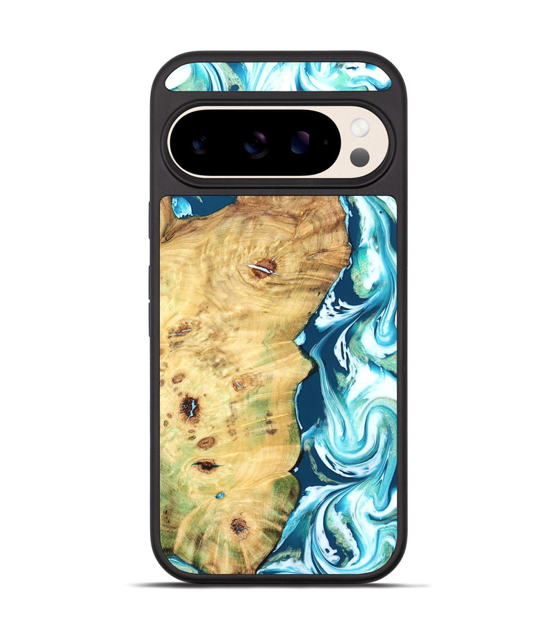 Pixel 10 Wood Phone Case - Jesiah (Blue, 827494)