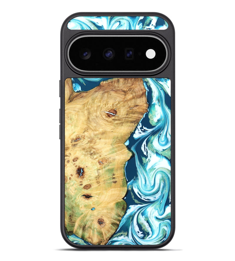 Pixel 11 Pro XL Wood Phone Case - Jesiah (Blue, 827494)