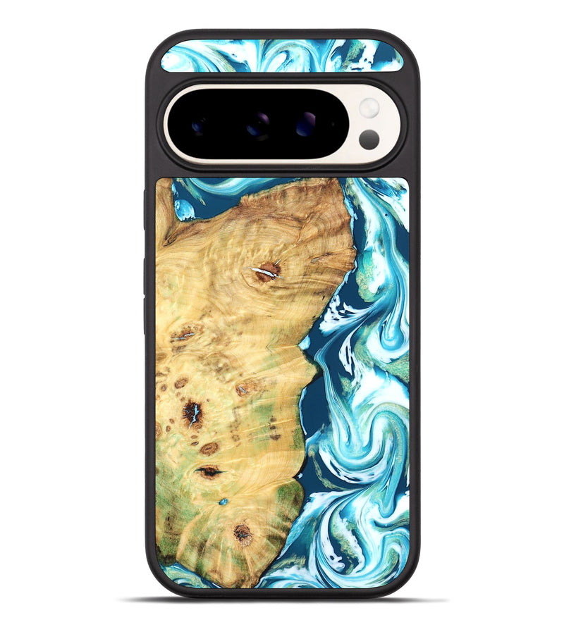 Pixel 9 Pro XL Wood Phone Case - Jesiah (Blue, 827494)