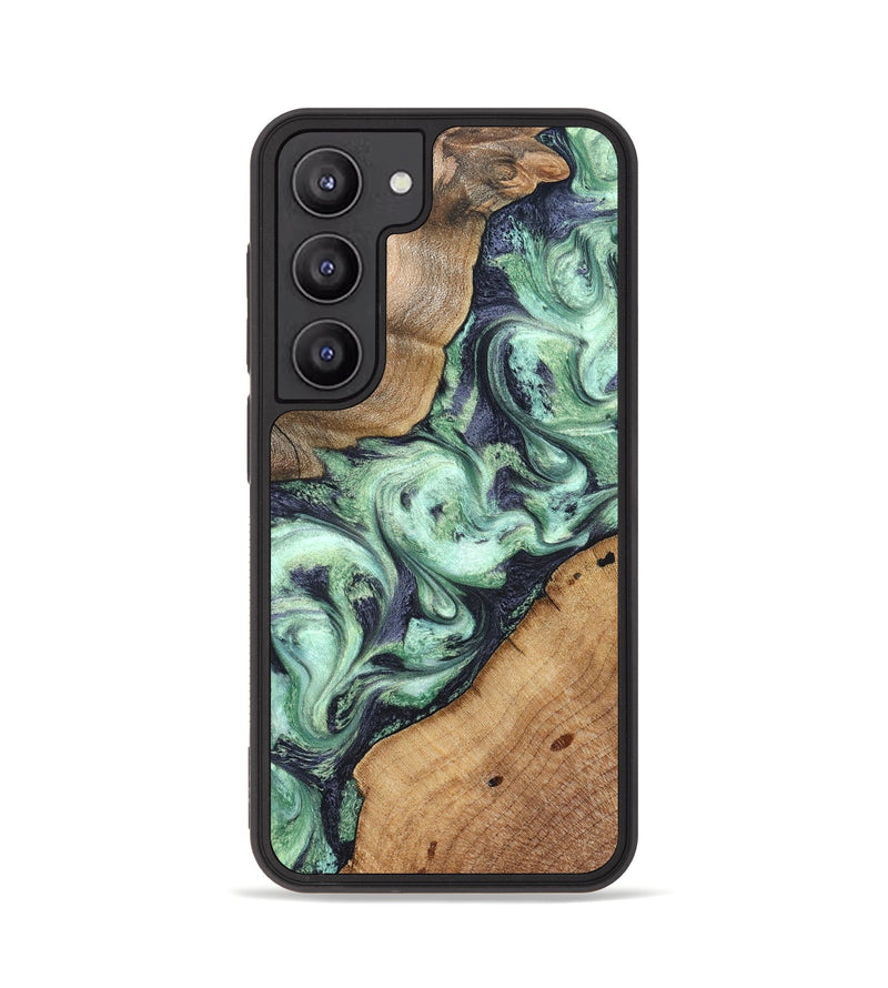 Galaxy S23 Wood Phone Case - Keshawn (Green, 827496)