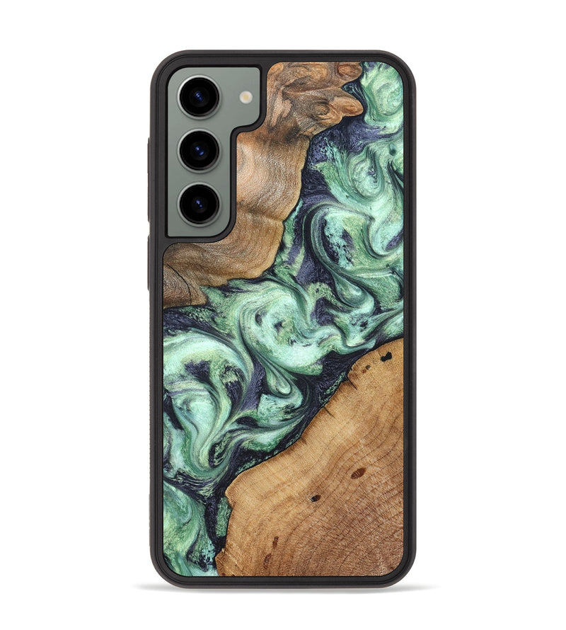 Galaxy S23 Plus Wood Phone Case - Keshawn (Green, 827496)