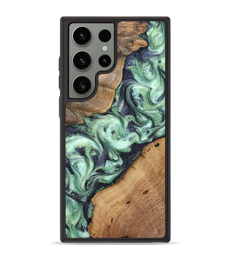 Galaxy S23 Ultra Wood Phone Case - Keshawn (Green, 827496)