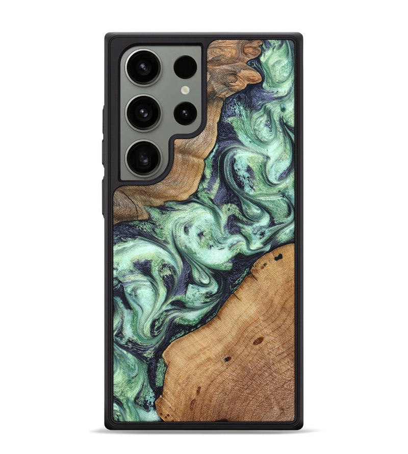 Galaxy S24 Ultra Wood Phone Case - Keshawn (Green, 827496)