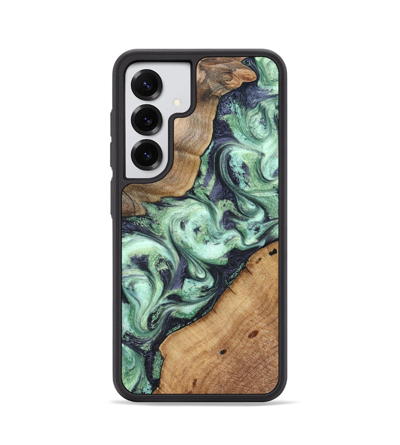 Galaxy S25 Wood Phone Case - Keshawn (Green, 827496)