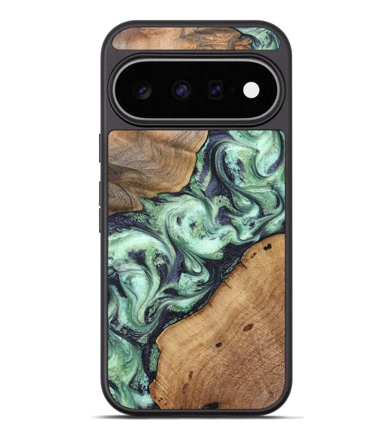 Pixel 11 Pro XL Wood Phone Case - Keshawn (Green, 827496)