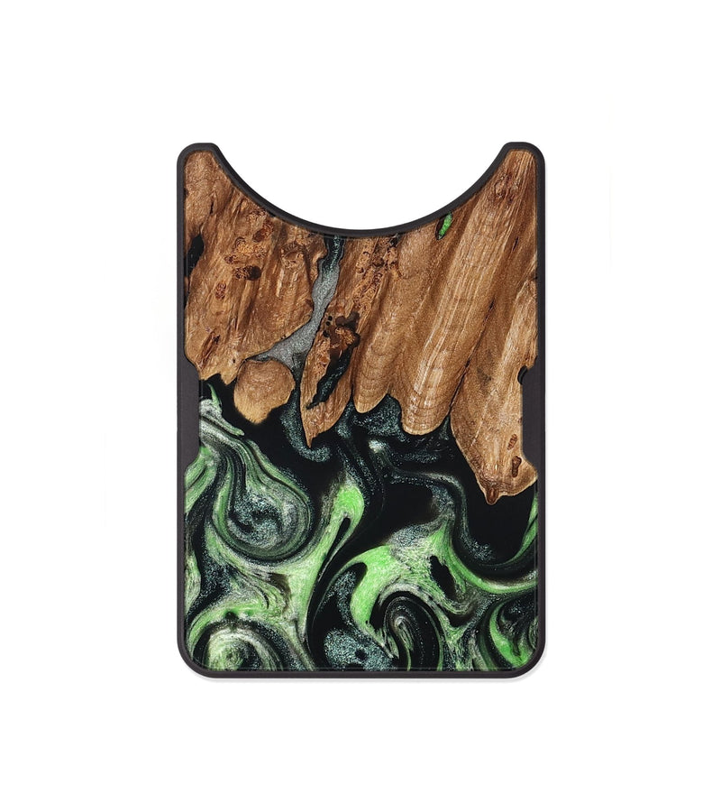 Alloy Wood Wallet - Teresa (Green, 827497)