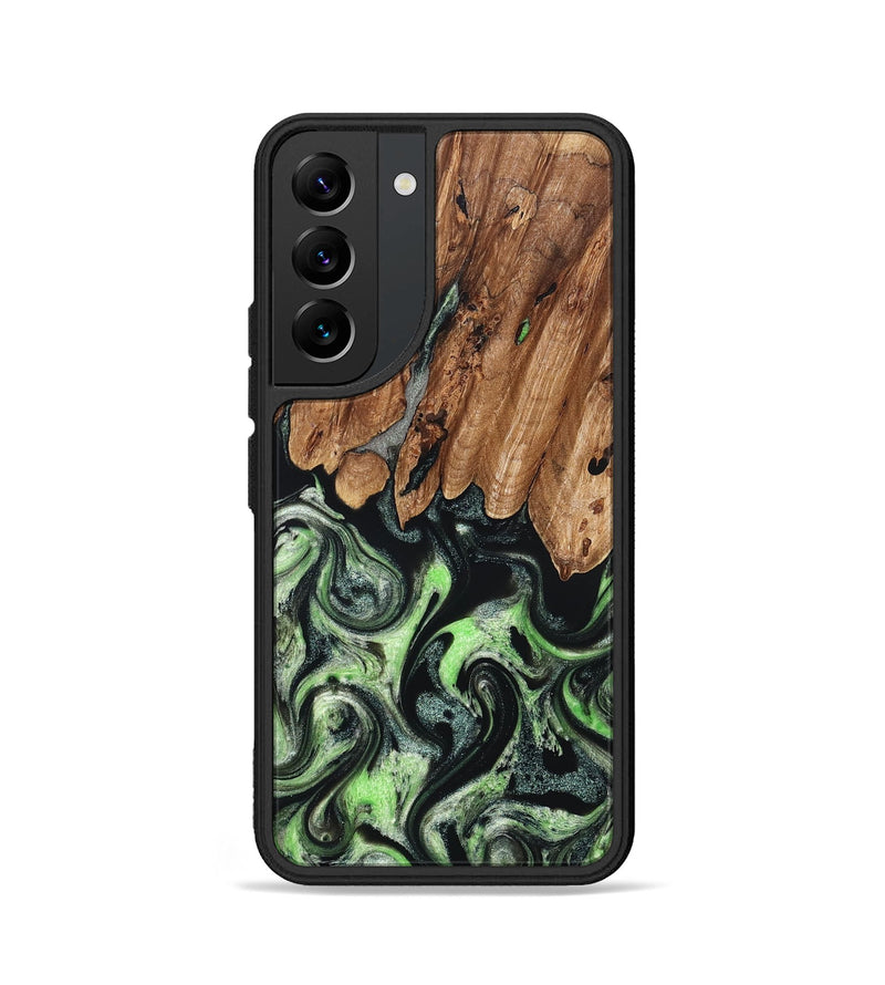 Galaxy S22 Wood Phone Case - Teresa (Green, 827497)