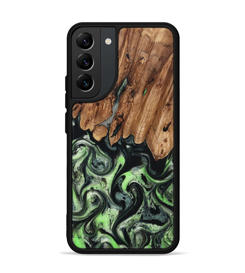 Galaxy S22 Plus Wood Phone Case - Teresa (Green, 827497)