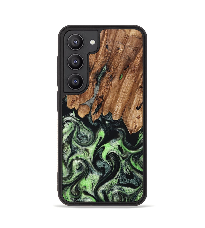 Galaxy S23 Wood Phone Case - Teresa (Green, 827497)