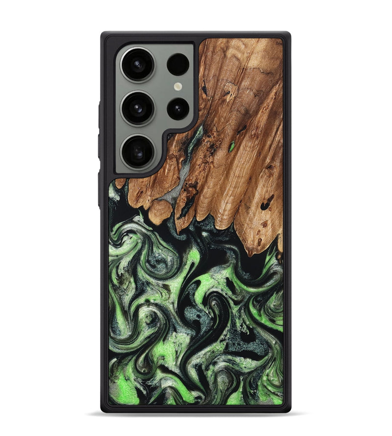 Galaxy S24 Ultra Wood Phone Case - Teresa (Green, 827497)
