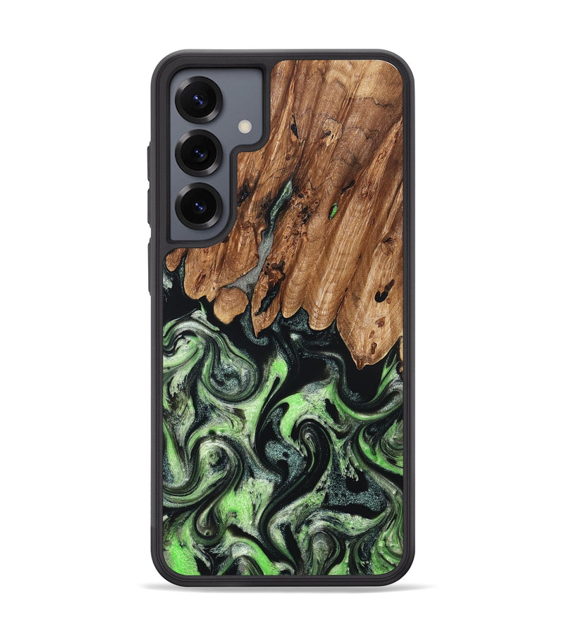 Galaxy S25 Plus Wood Phone Case - Teresa (Green, 827497)