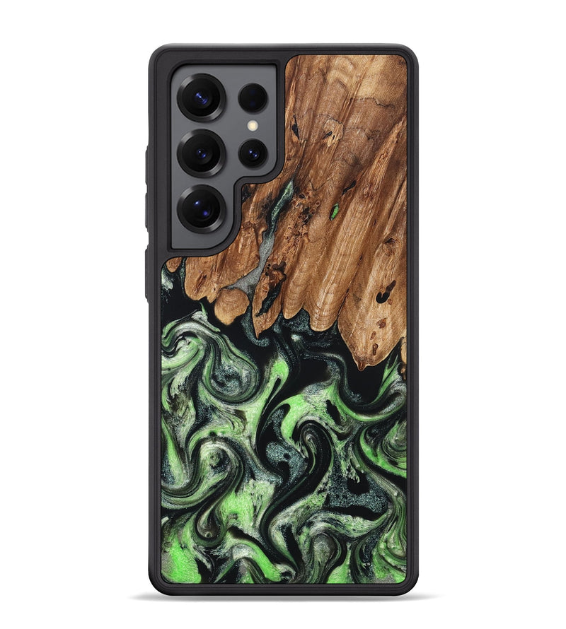 Galaxy S25 Ultra Wood Phone Case - Teresa (Green, 827497)