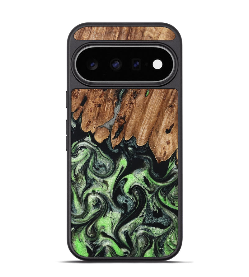 Pixel 11 Pro Wood Phone Case - Teresa (Green, 827497)
