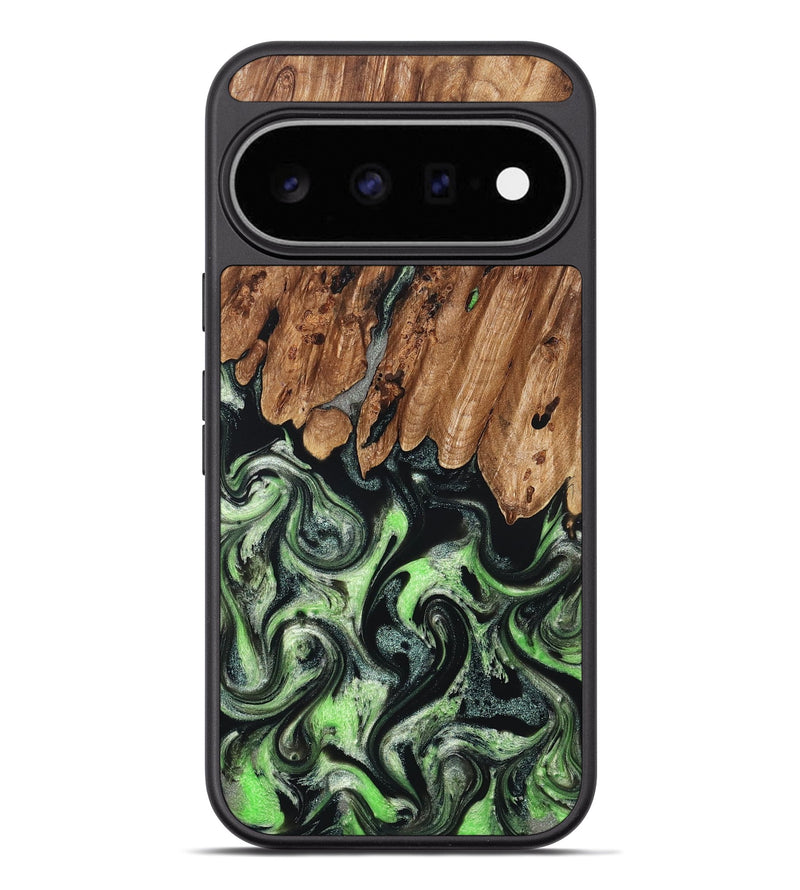 Pixel 11 Pro XL Wood Phone Case - Teresa (Green, 827497)