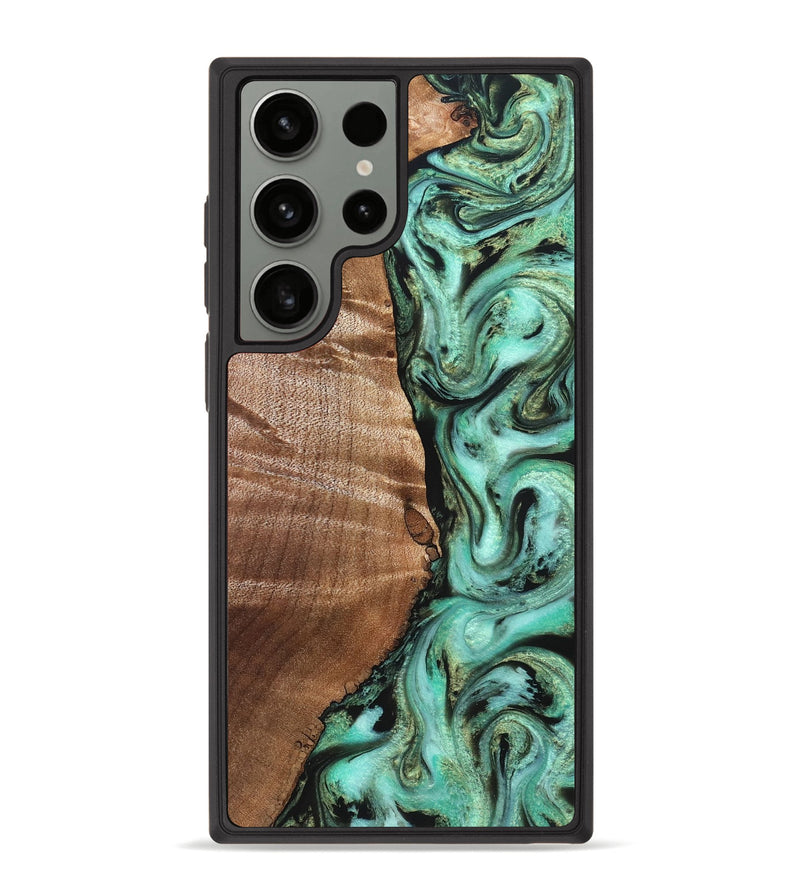 Galaxy S23 Ultra Wood Phone Case - Ara (Green, 827498)