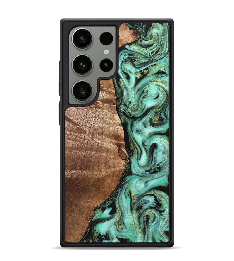 Galaxy S24 Ultra Wood Phone Case - Ara (Green, 827498)