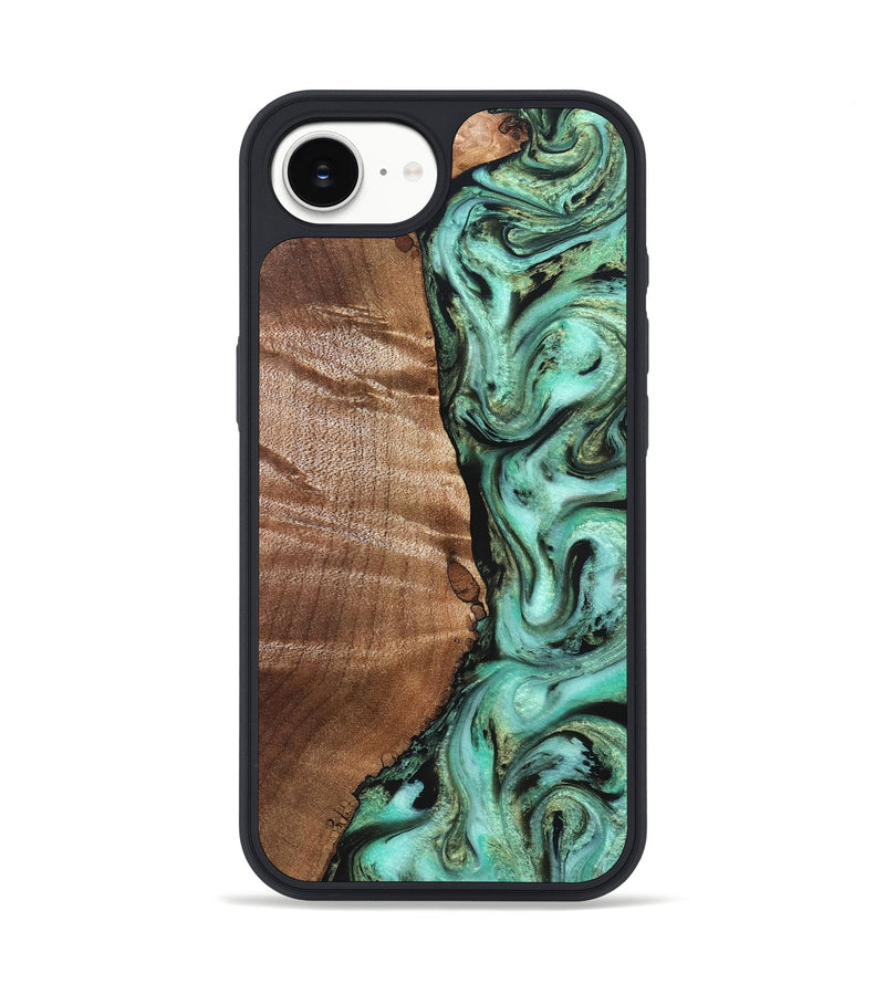 iPhone 16e Wood Phone Case - Ara (Green, 827498)