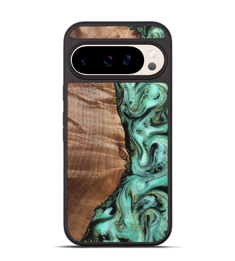 Pixel 10 Wood Phone Case - Ara (Green, 827498)