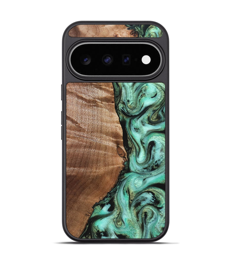 Pixel 11 Pro Wood Phone Case - Ara (Green, 827498)