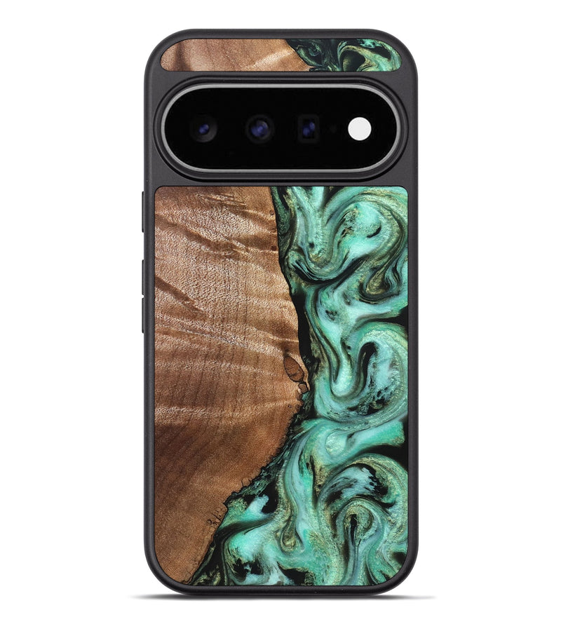 Pixel 11 Pro XL Wood Phone Case - Ara (Green, 827498)