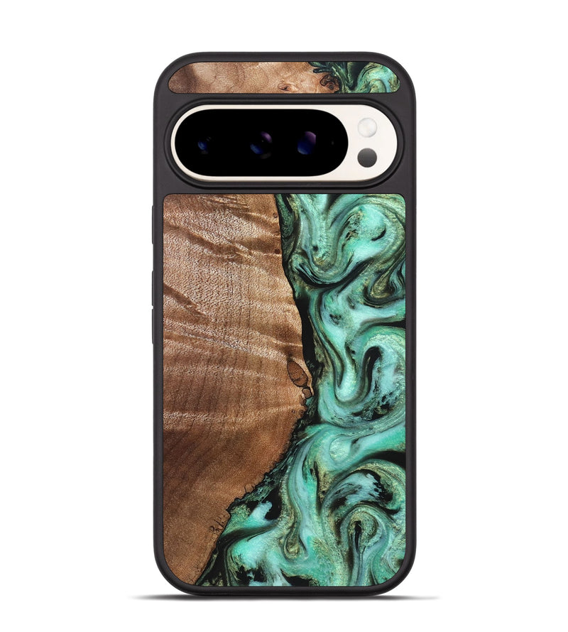 Pixel 9 Wood Phone Case - Ara (Green, 827498)