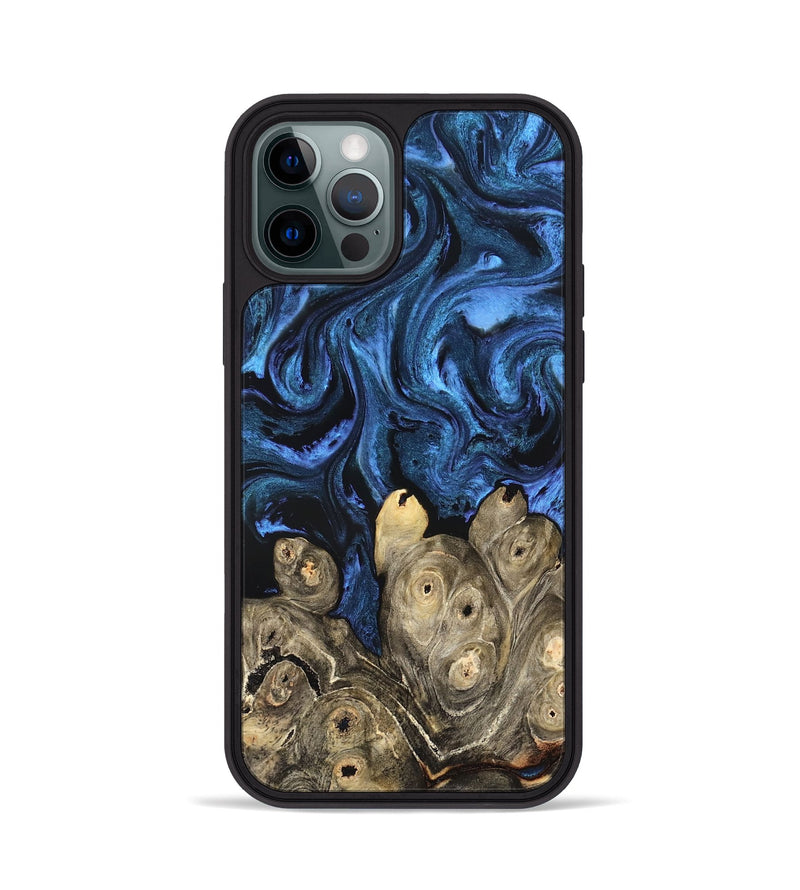 iPhone 12 Pro Wood Phone Case - Shani (Blue, 827500)