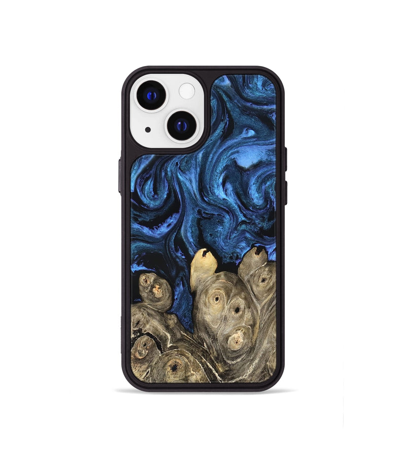 iPhone 13 mini Wood Phone Case - Shani (Blue, 827500)